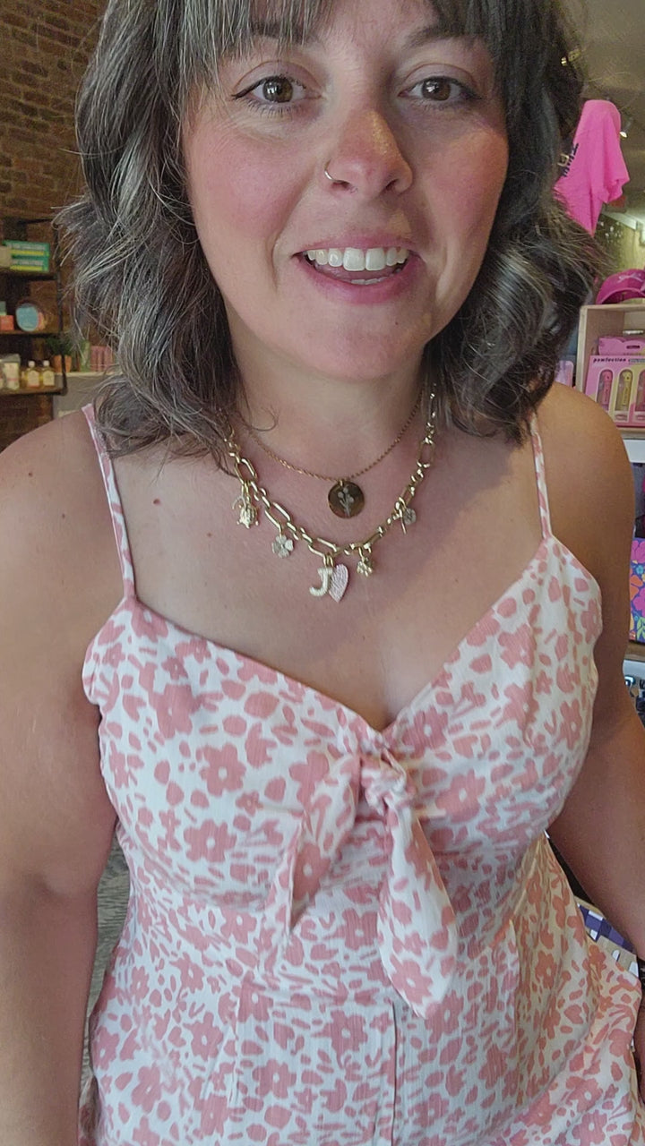 Pink Floral Jumpsuit