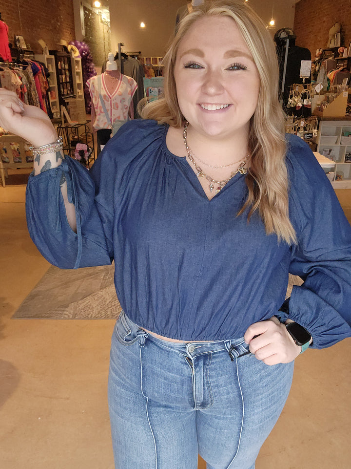 Blue Jean Baby Crop