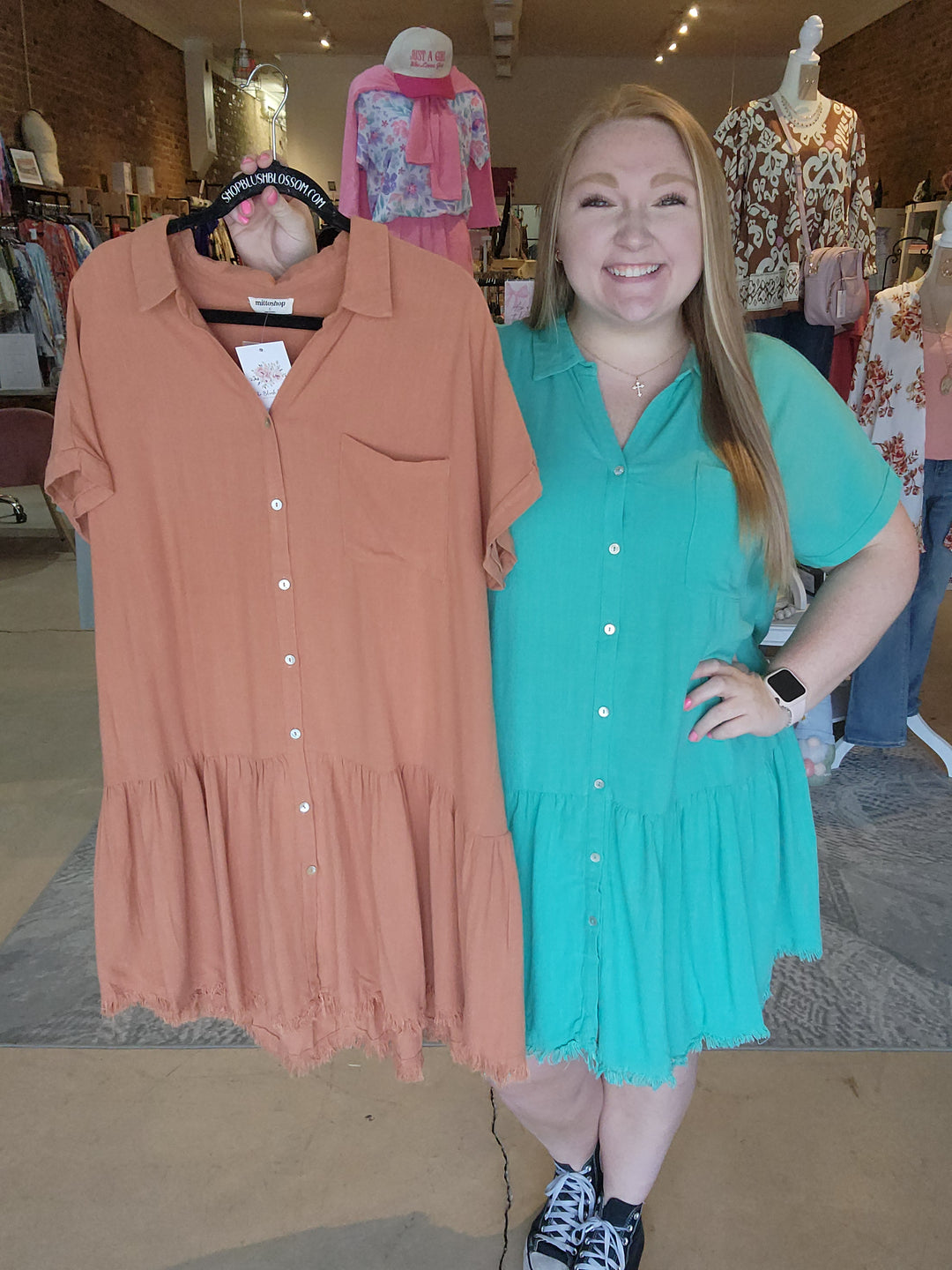 Linen Shirt Dress