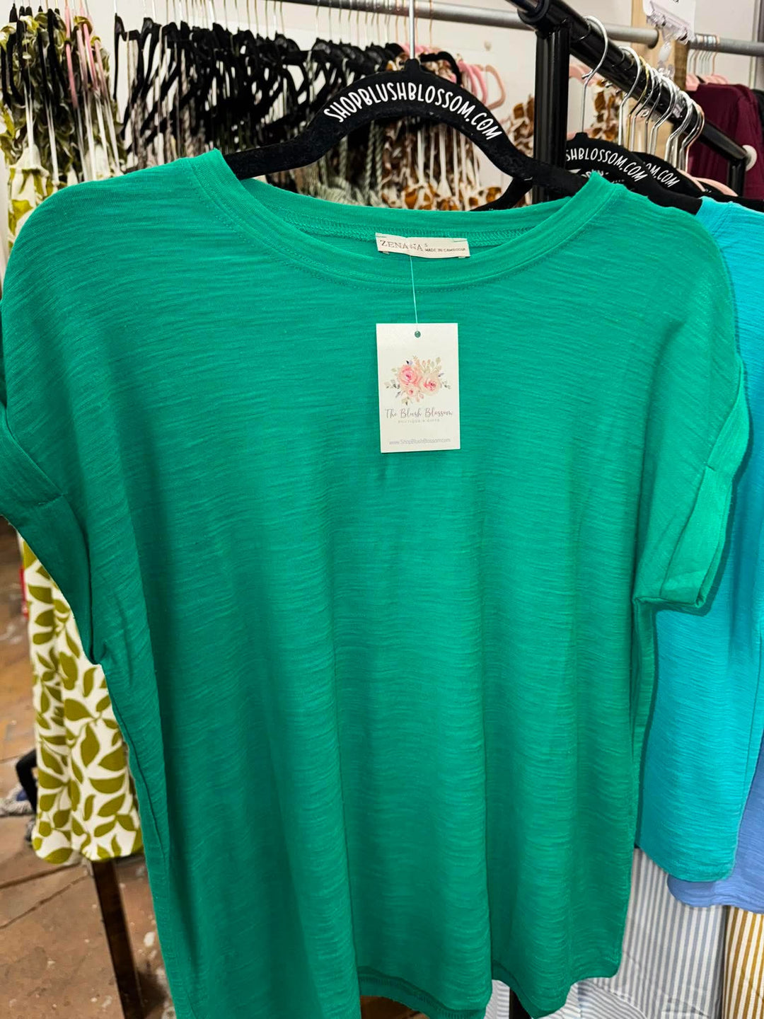 Roll Cuff Slub Tee 3