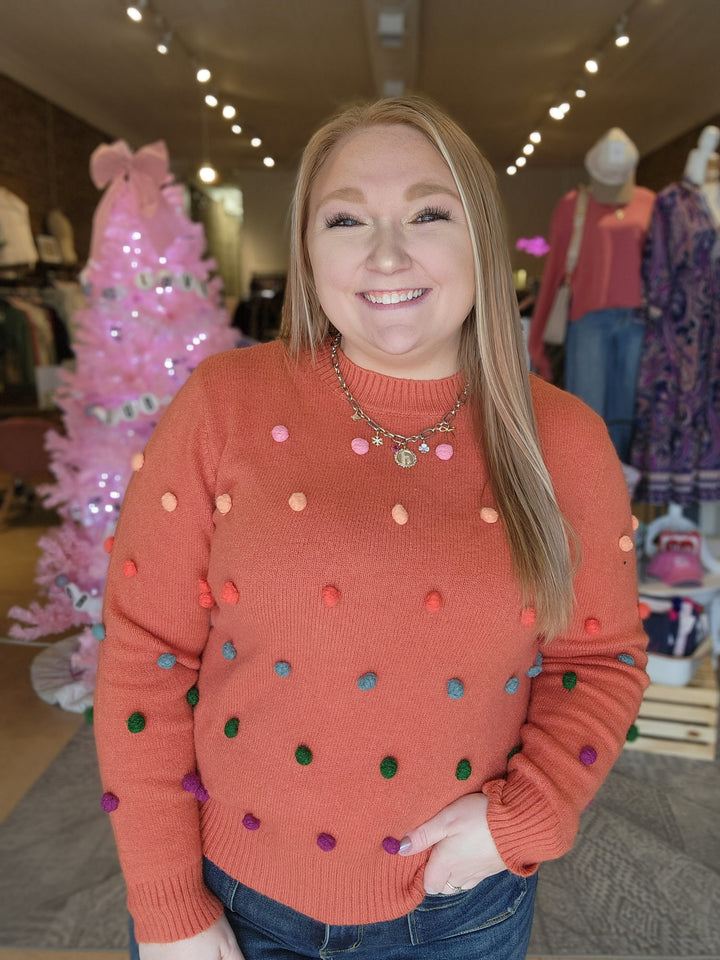Pom Pom Sweater