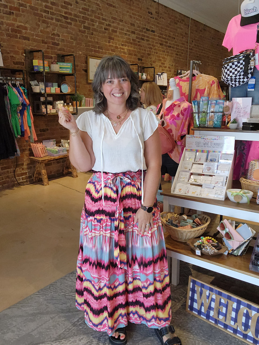 Multi Color Maxi Skirt