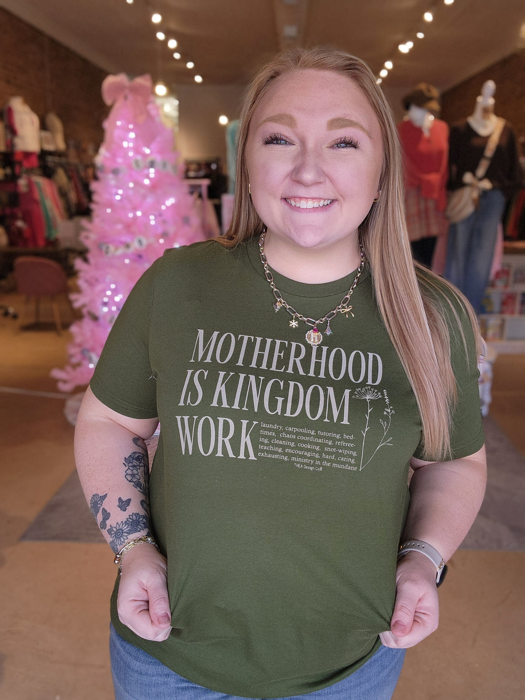 Motherhood is Kingdom Work Tee