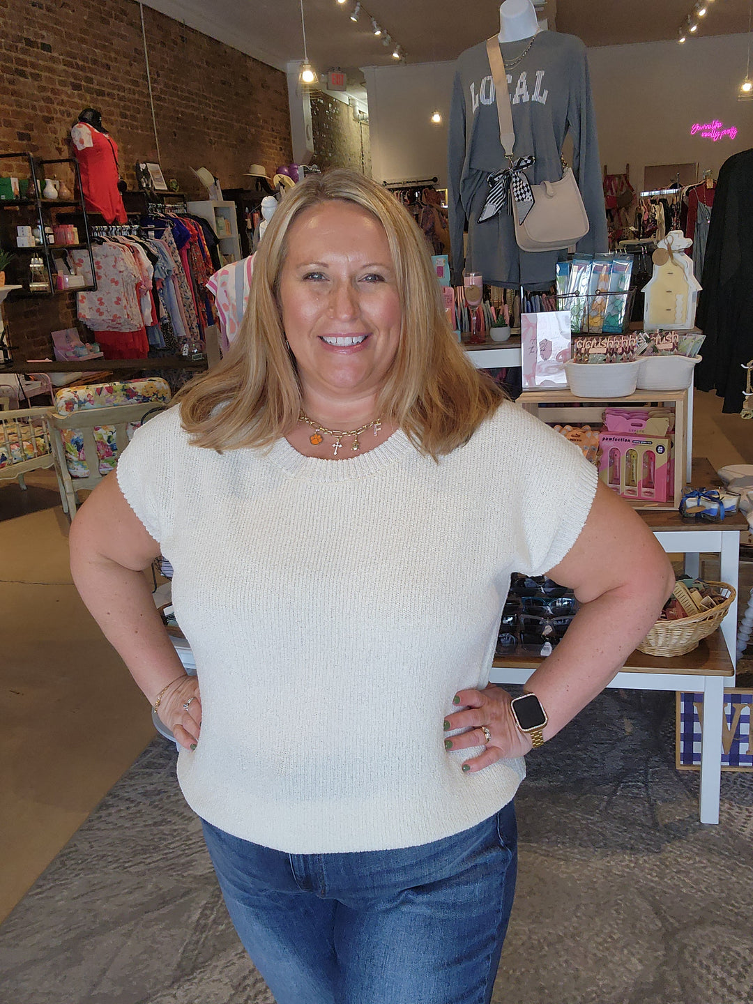Bow Back Knit Top