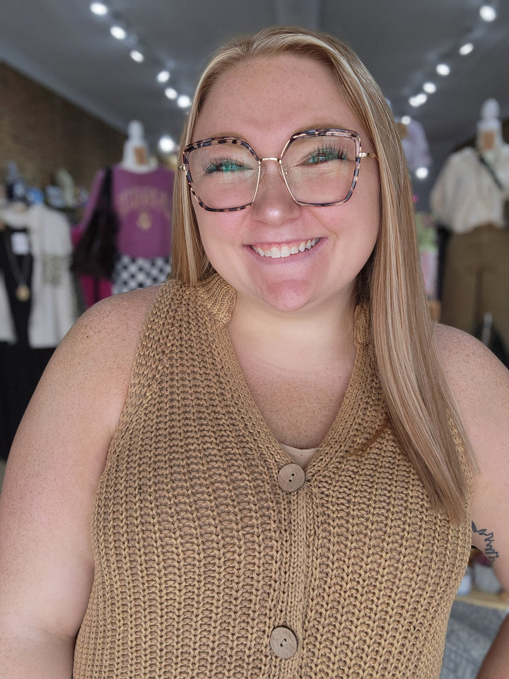 Chunky Knit Sweater Vest