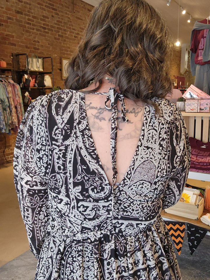 Black & White Maxi Dress