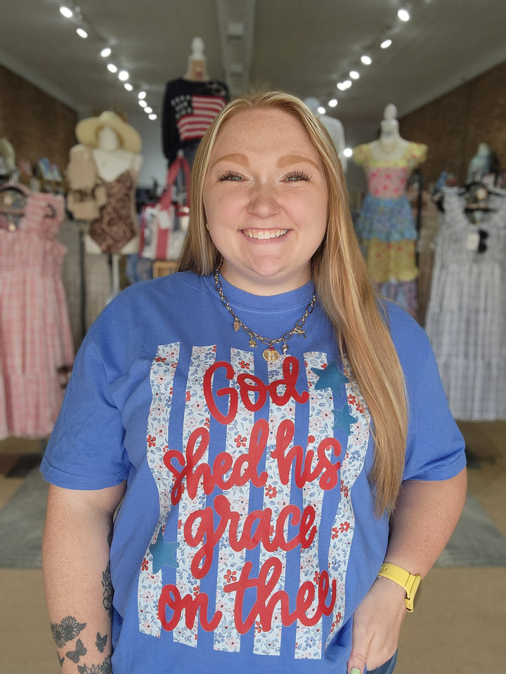 God Shed His Grace Tee