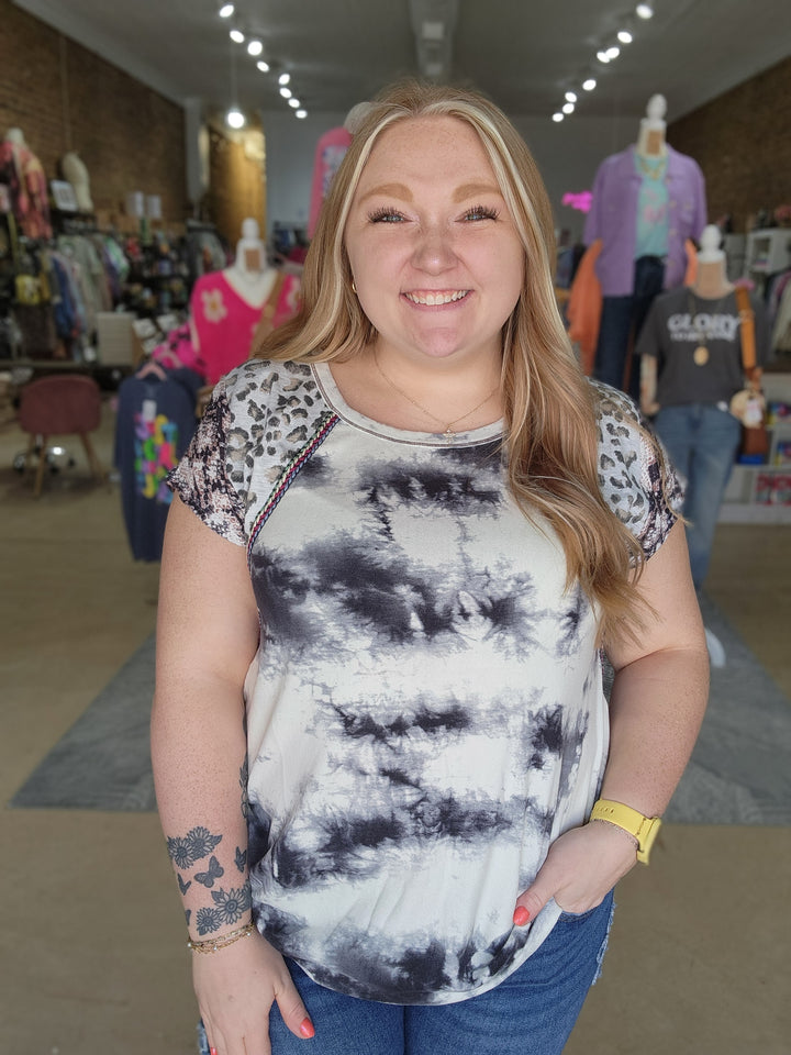 Tie Dye Knit Top