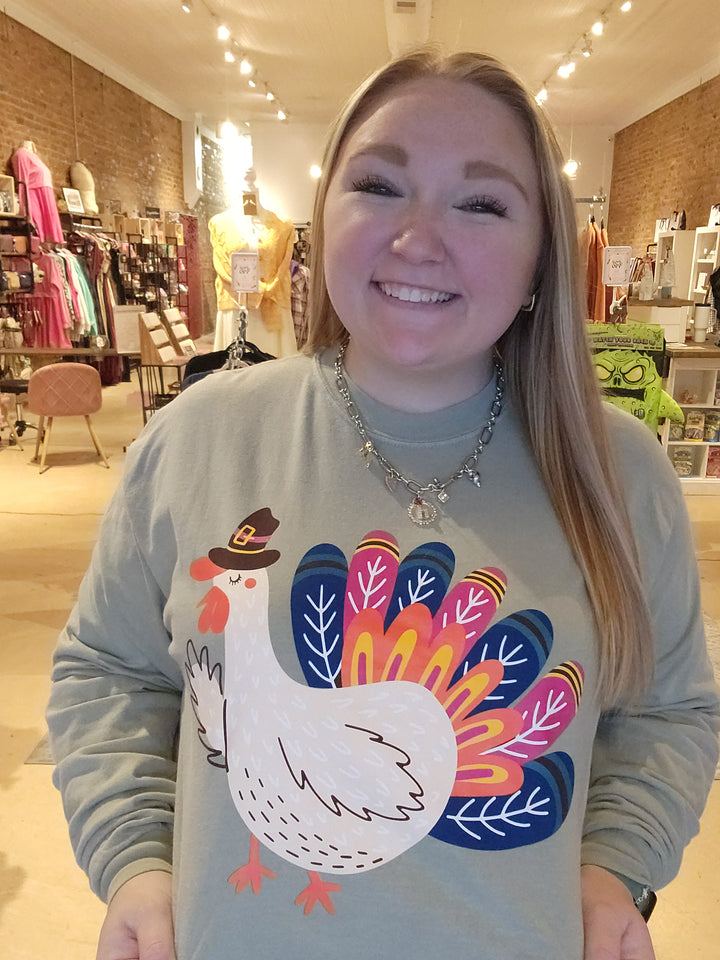 S Turkey Long Sleeve Tee FINAL SALE