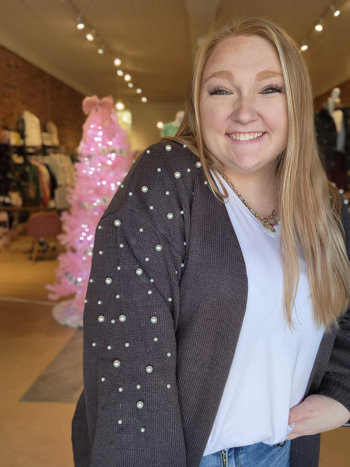 Pearl Detail Cardigan