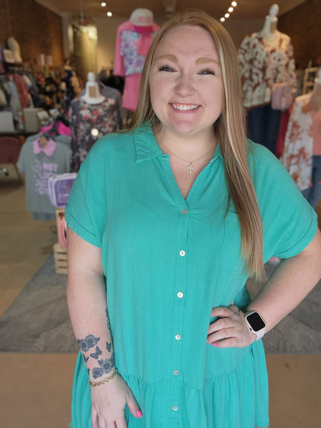 Linen Shirt Dress