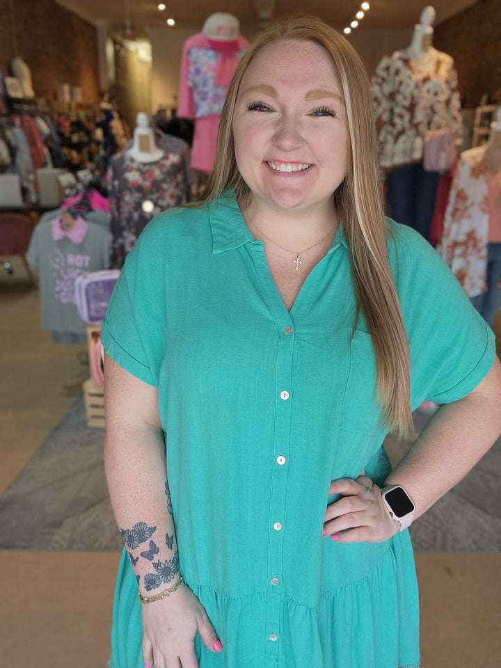 Linen Shirt Dress