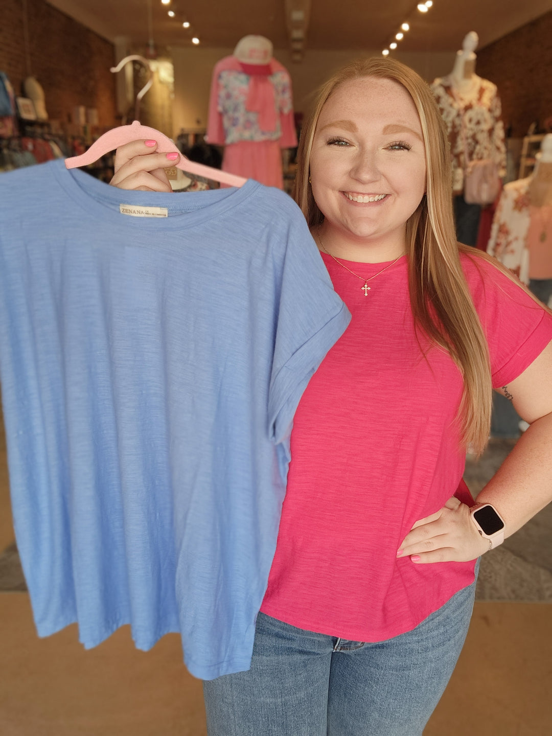 Roll Cuff Slub Tee 2