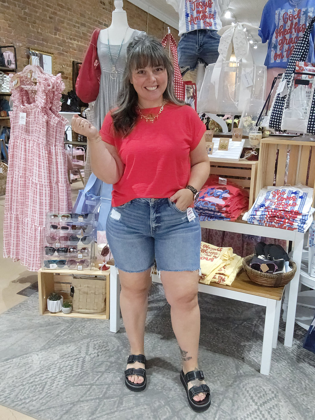 Risen Tummy Control Mid Length Shorts