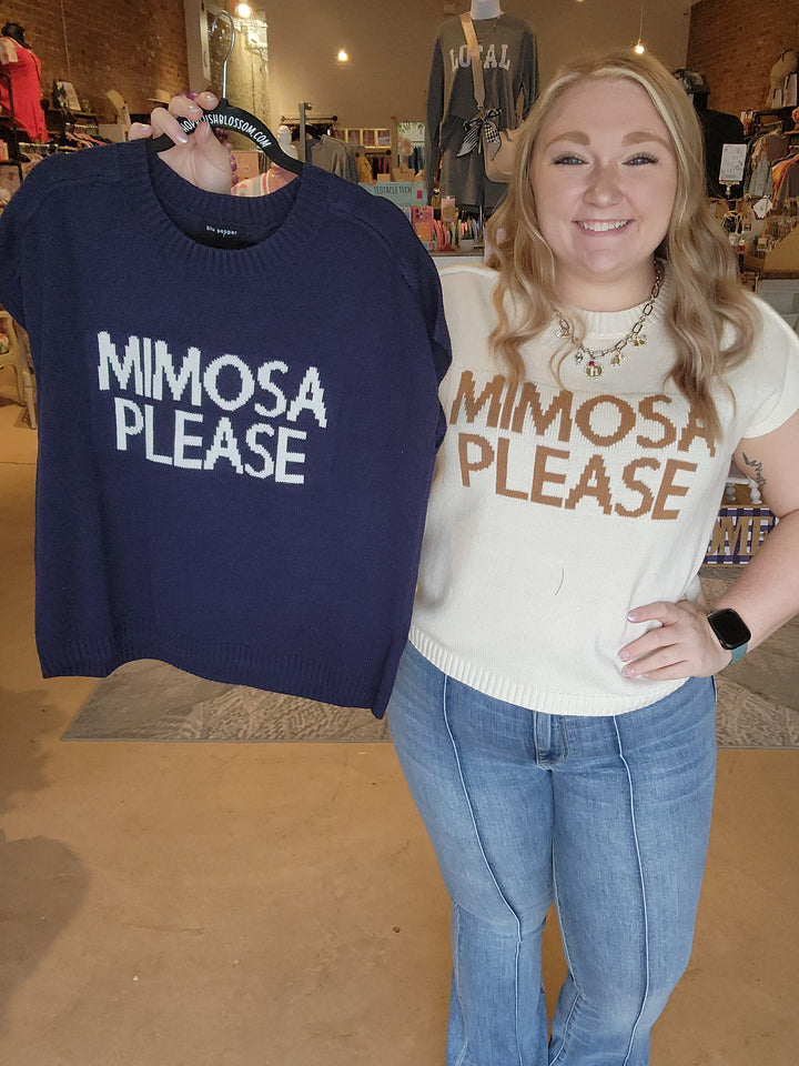 Mimosa Please Knit Top
