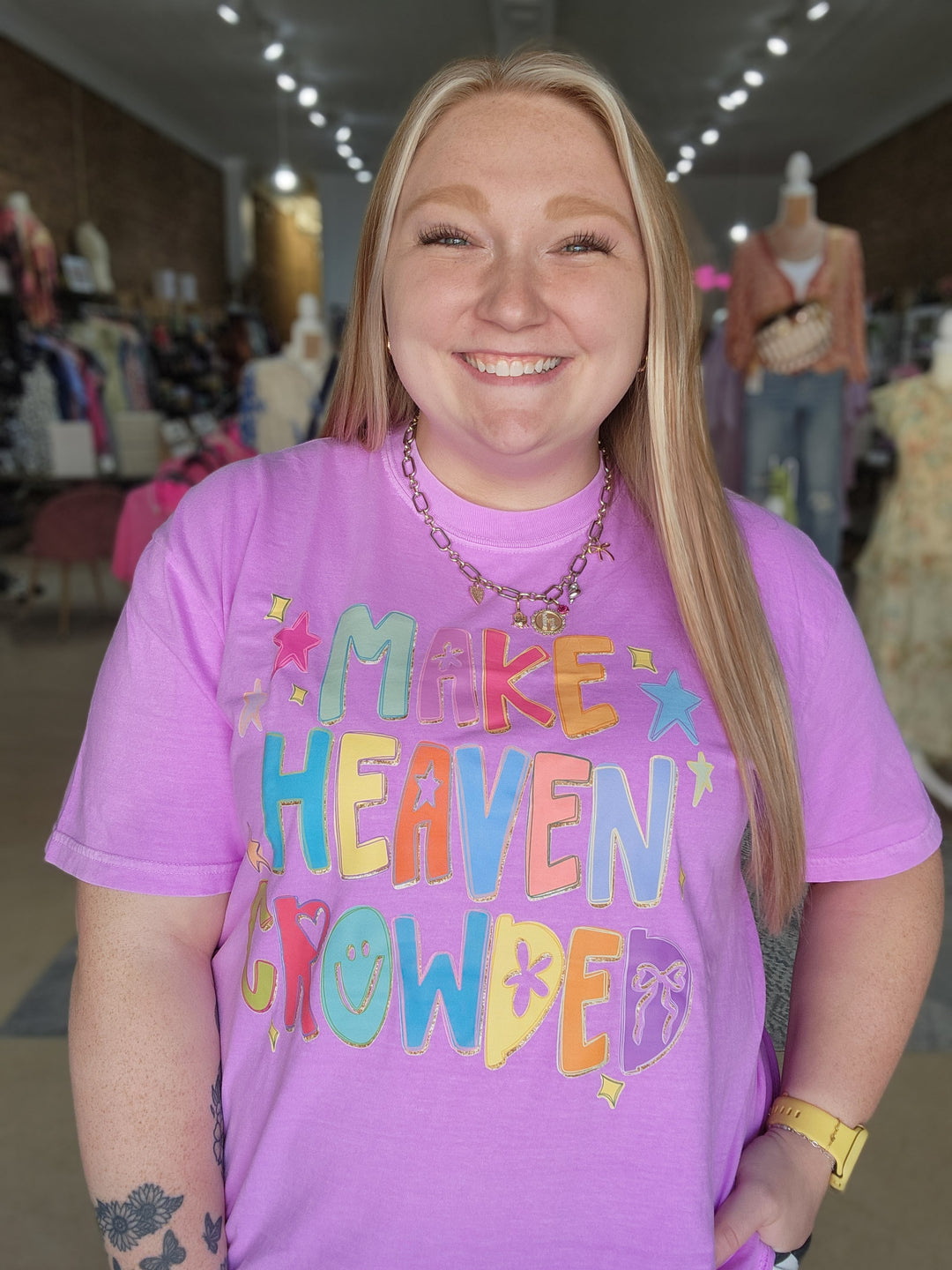 Make Heaven Crowded Tee