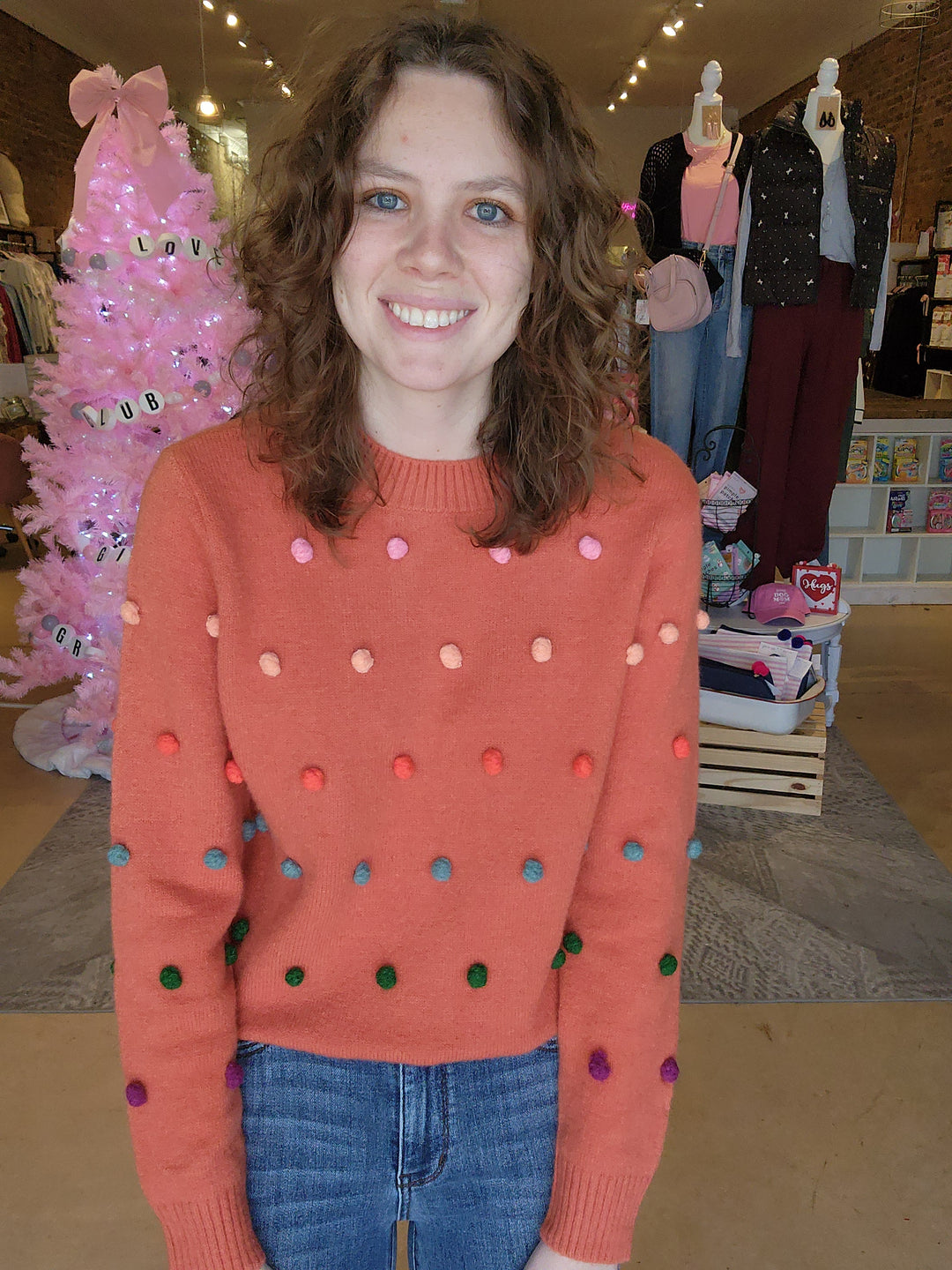Pom Pom Sweater