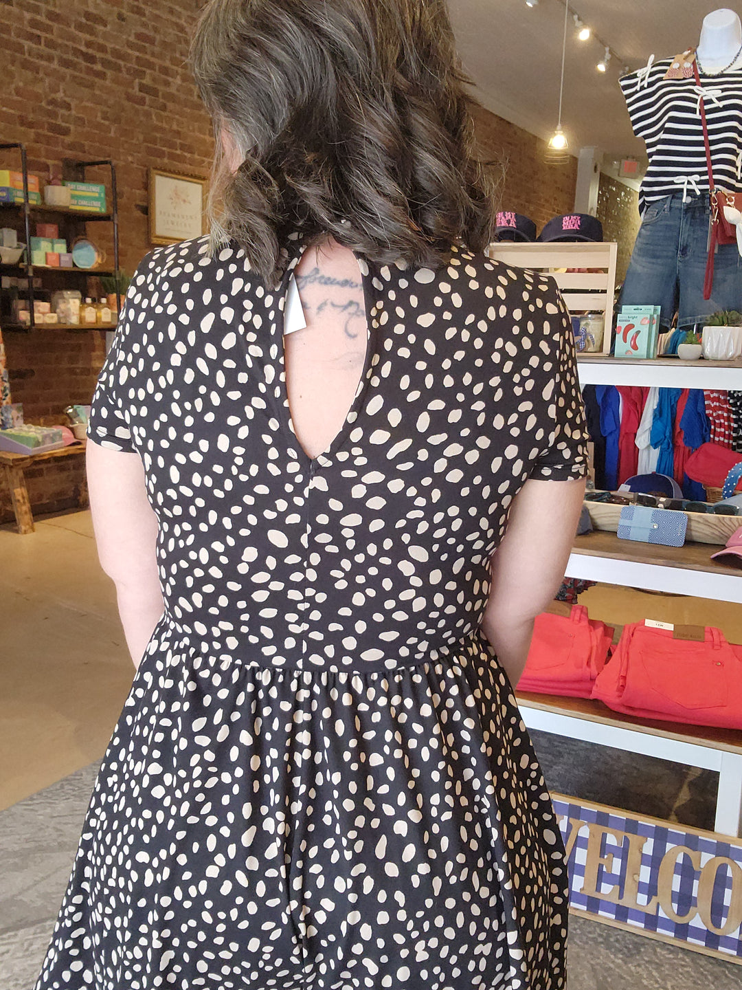 Leopardish Fit & Flare Romper