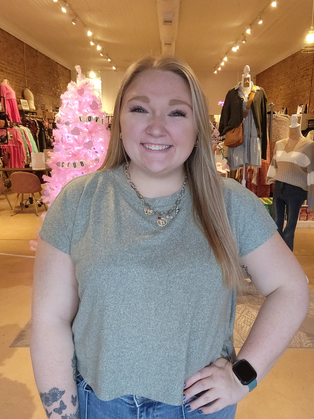 Livin the Dream Crop Tee