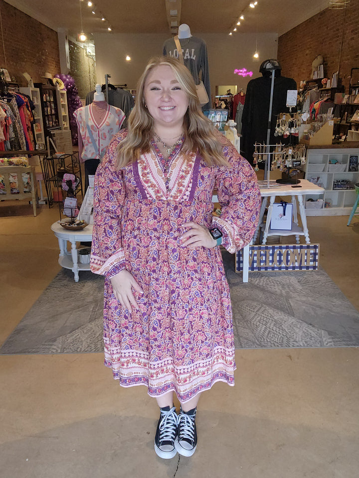 Boho Midi Dress