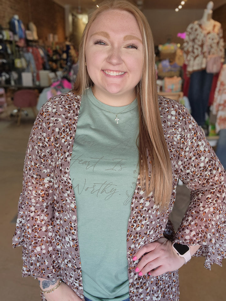 Leopard Duster Kimono