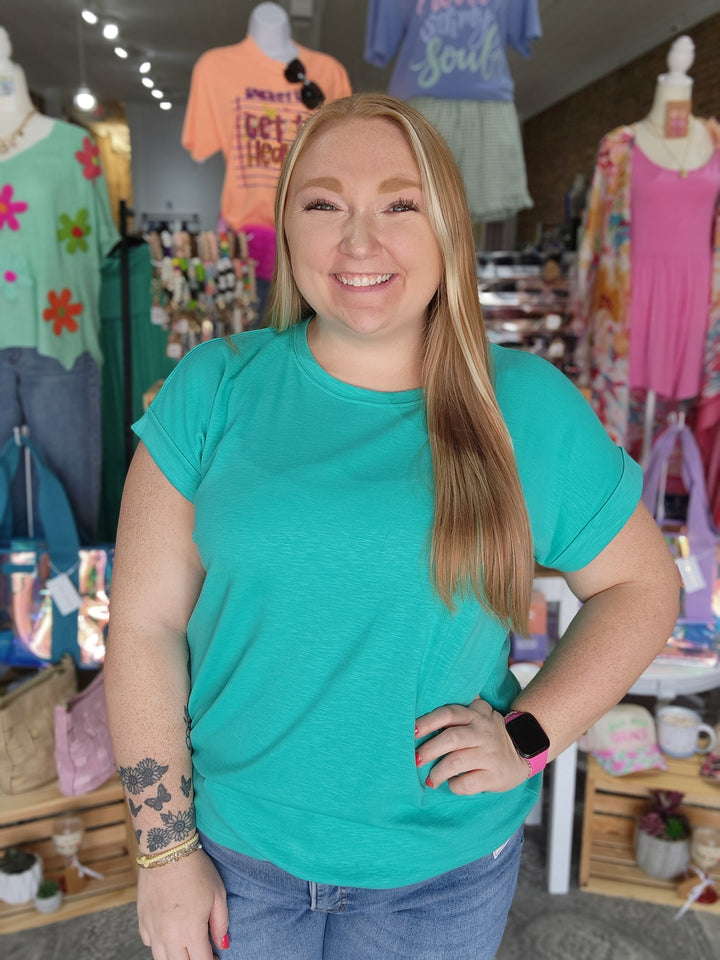 Mint Slub Tee