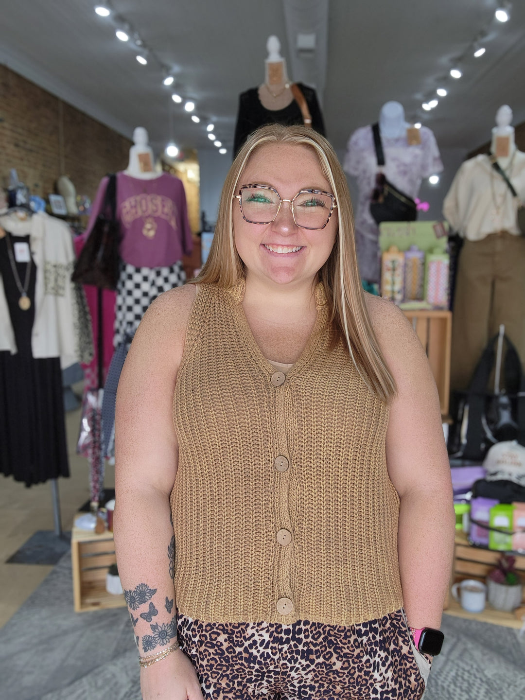 Chunky Knit Sweater Vest