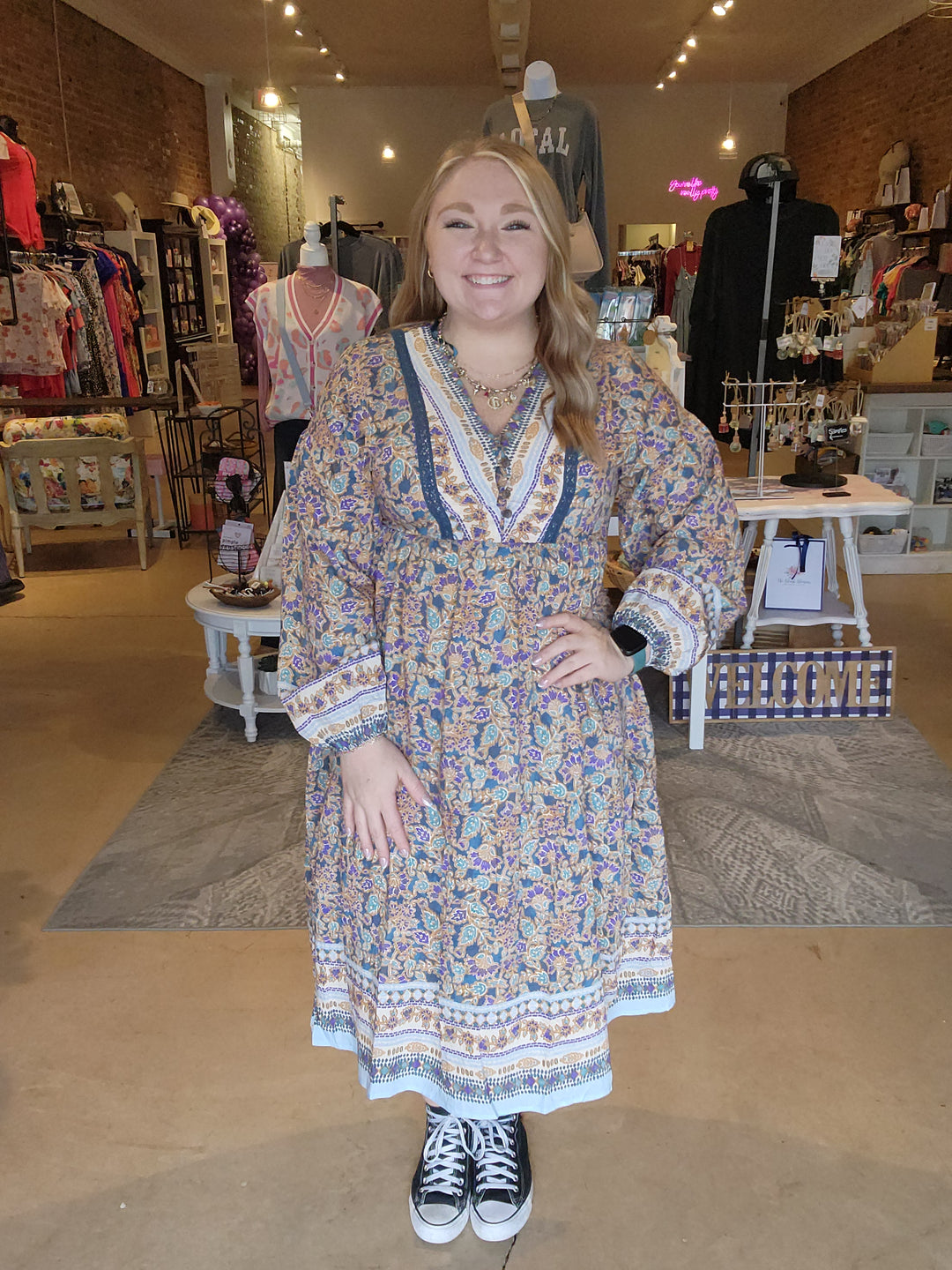 Boho Midi Dress