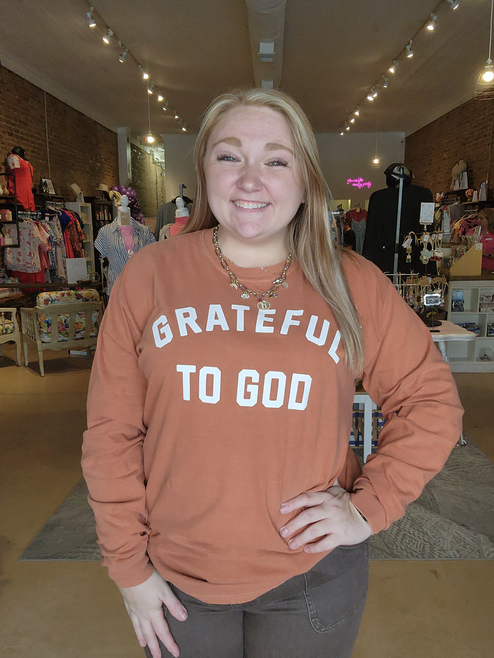 Grateful to God Long Sleeve Tee
