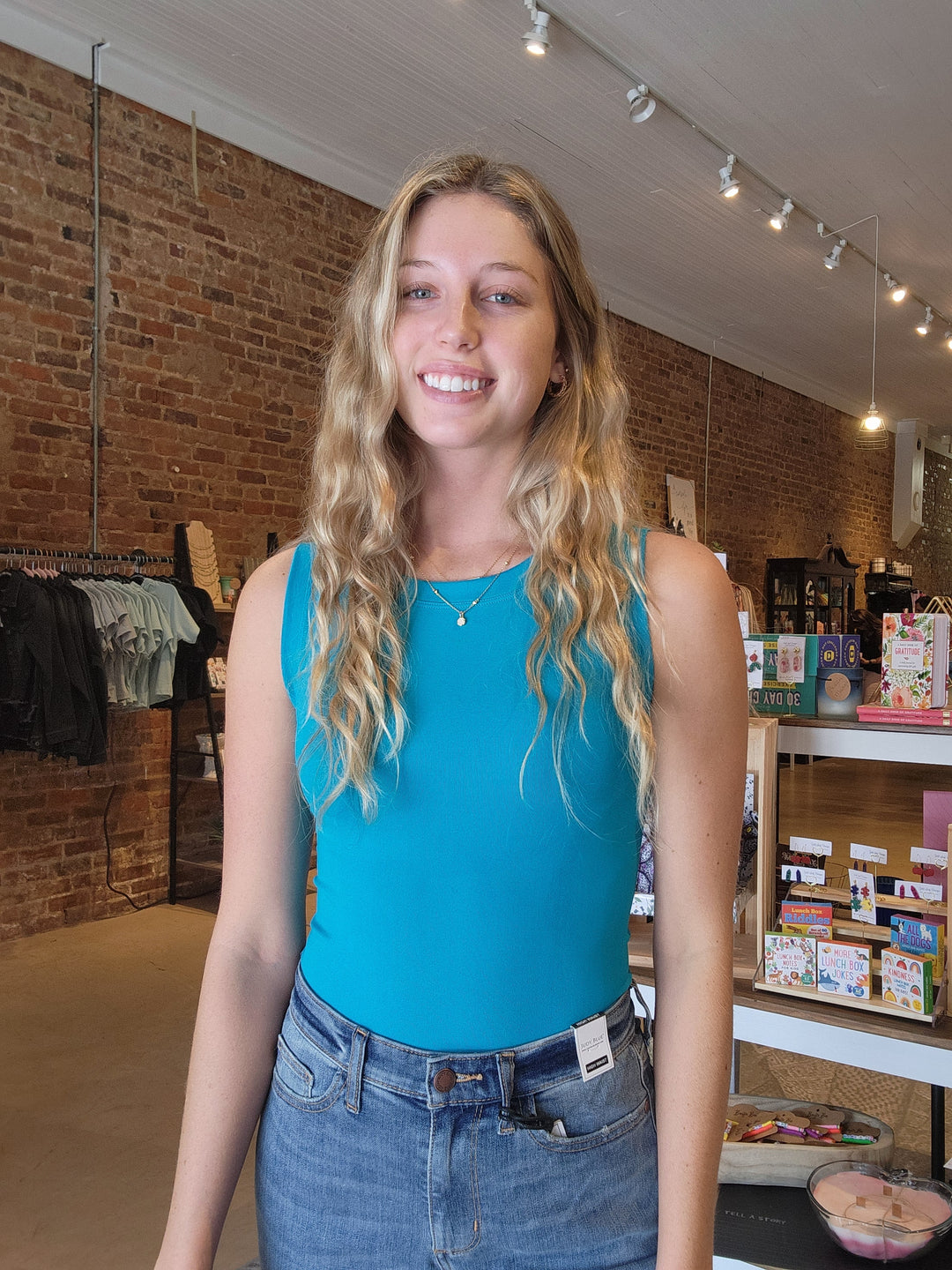 Teal Seamless Tank