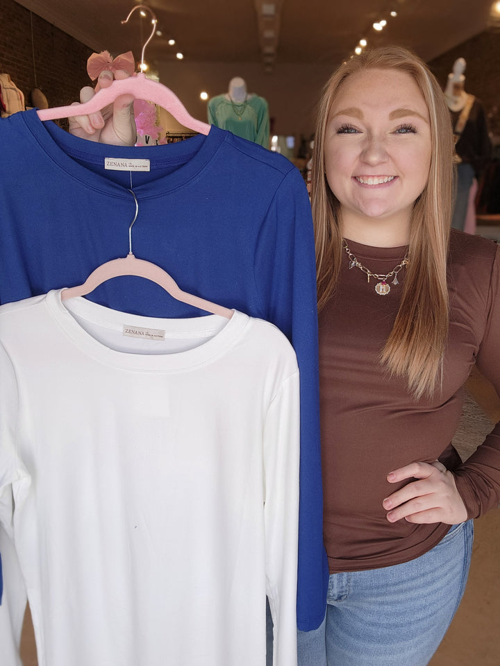 Crew Neck Butter Long Sleeve