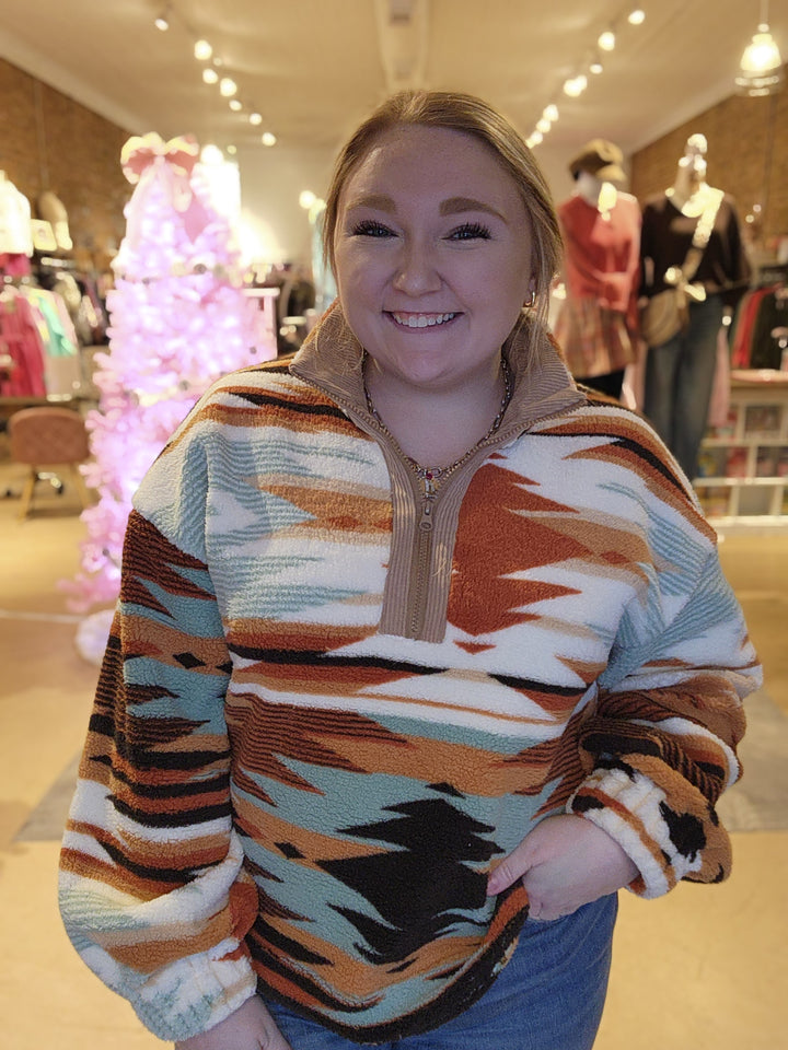 Aztec Fleece Quarter Zip