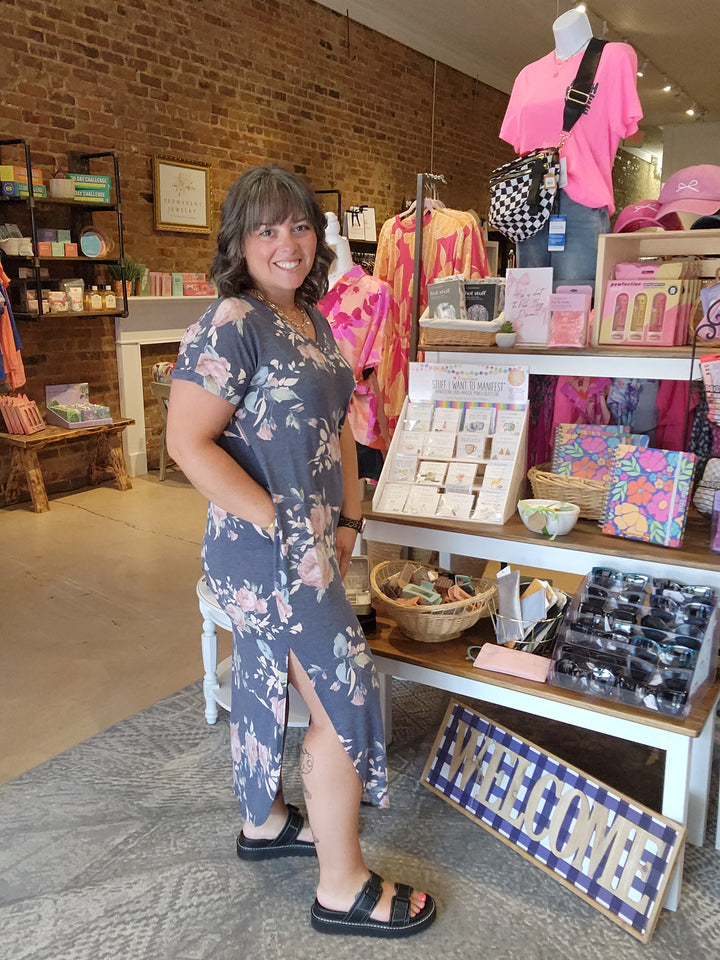 Floral T Shirt Dress