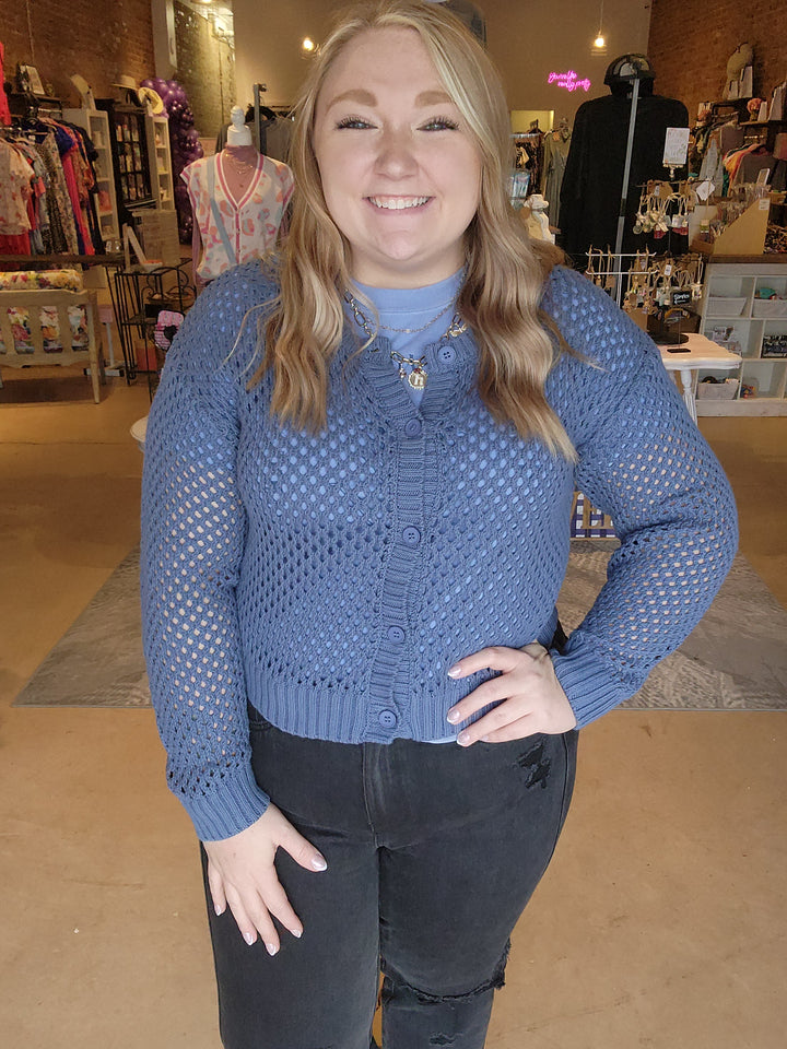 Open Weave Cardigan