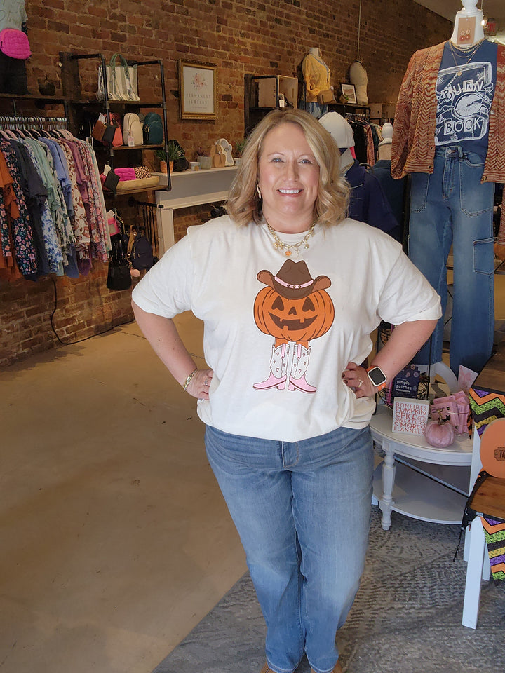 Cowgirl Pumpkin Tee