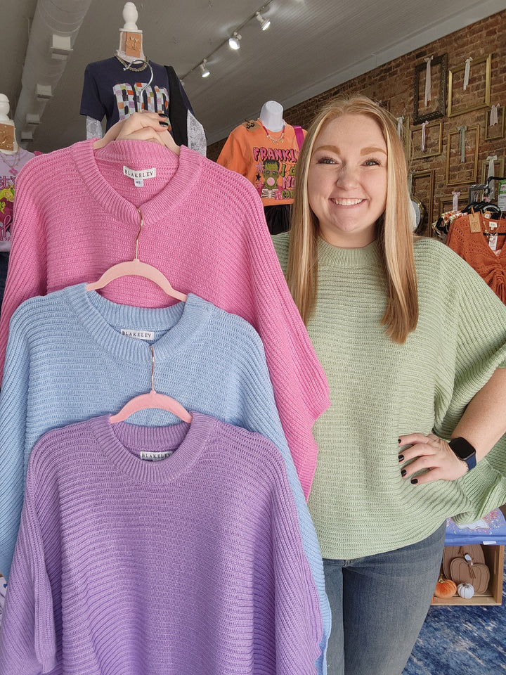 Knit Pullover Poncho