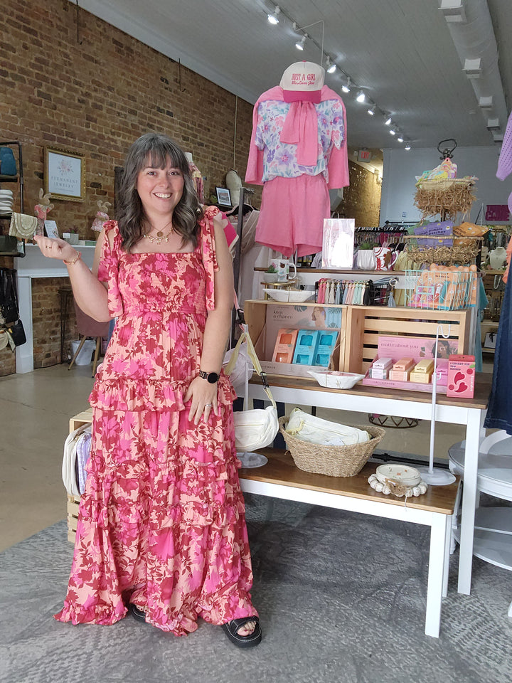 XL Sweet Summer Smocked Maxi Dress FINAL SALE