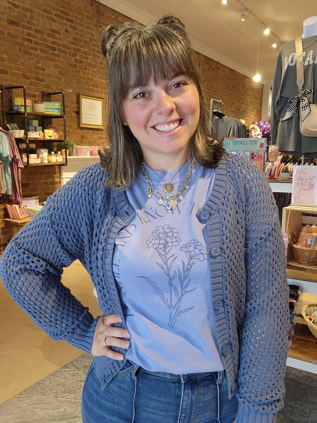 Open Weave Cardigan