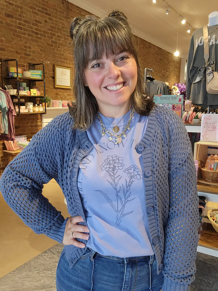Open Weave Cardigan