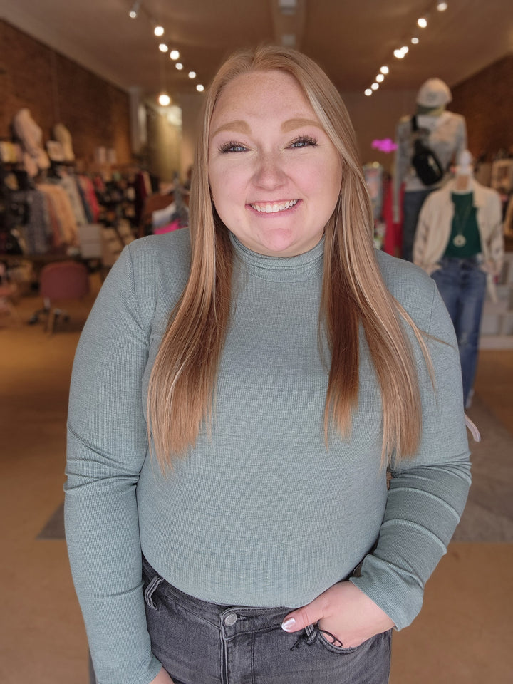 2X & 3X Pistachio Body Suit FINAL SALE