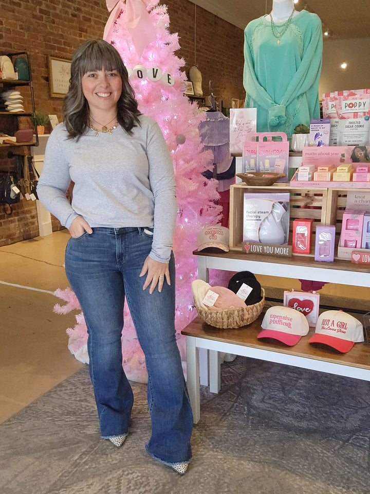 Judy Blue Mid Rise Flare Jeans