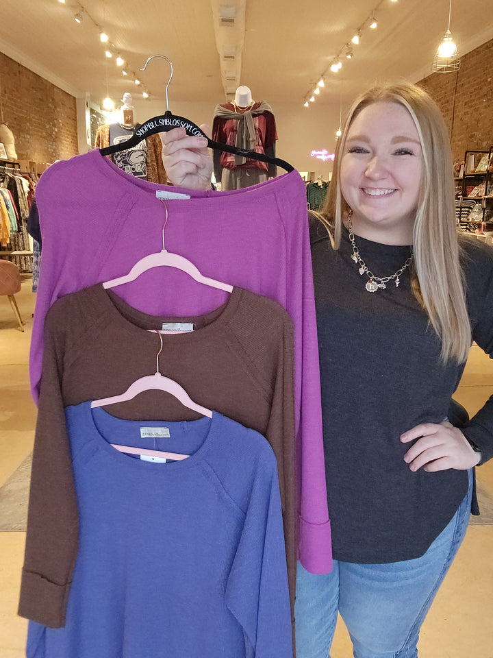 Waffle Long Sleeve Tee