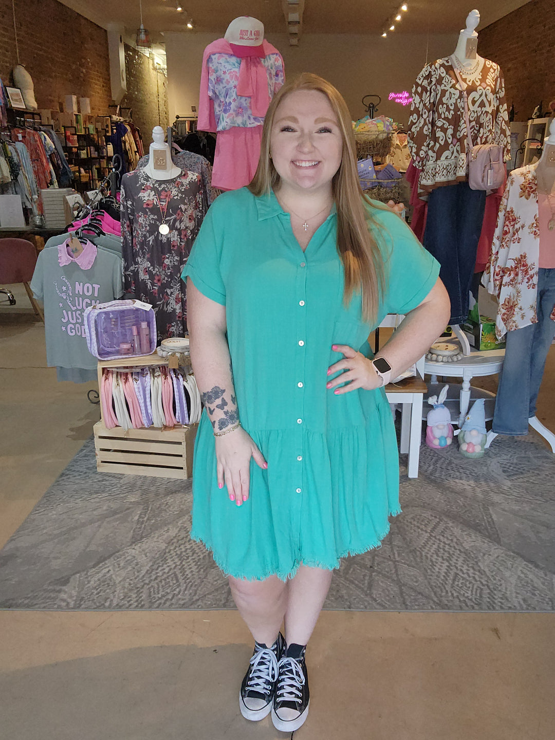 Linen Shirt Dress