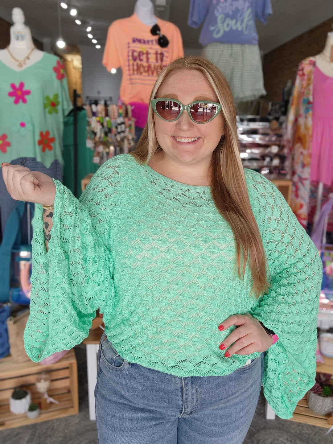 Free Spirit Bell Sleeve Top 2