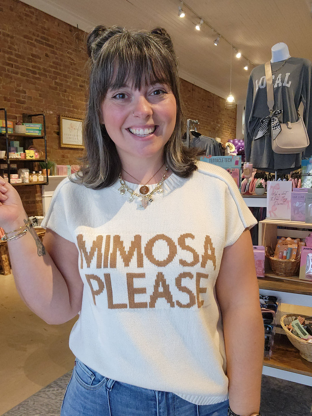 Mimosa Please Knit Top