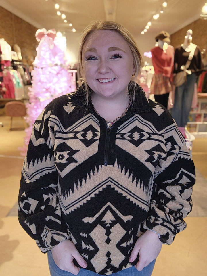 Aztec Fleece Quarter Zip