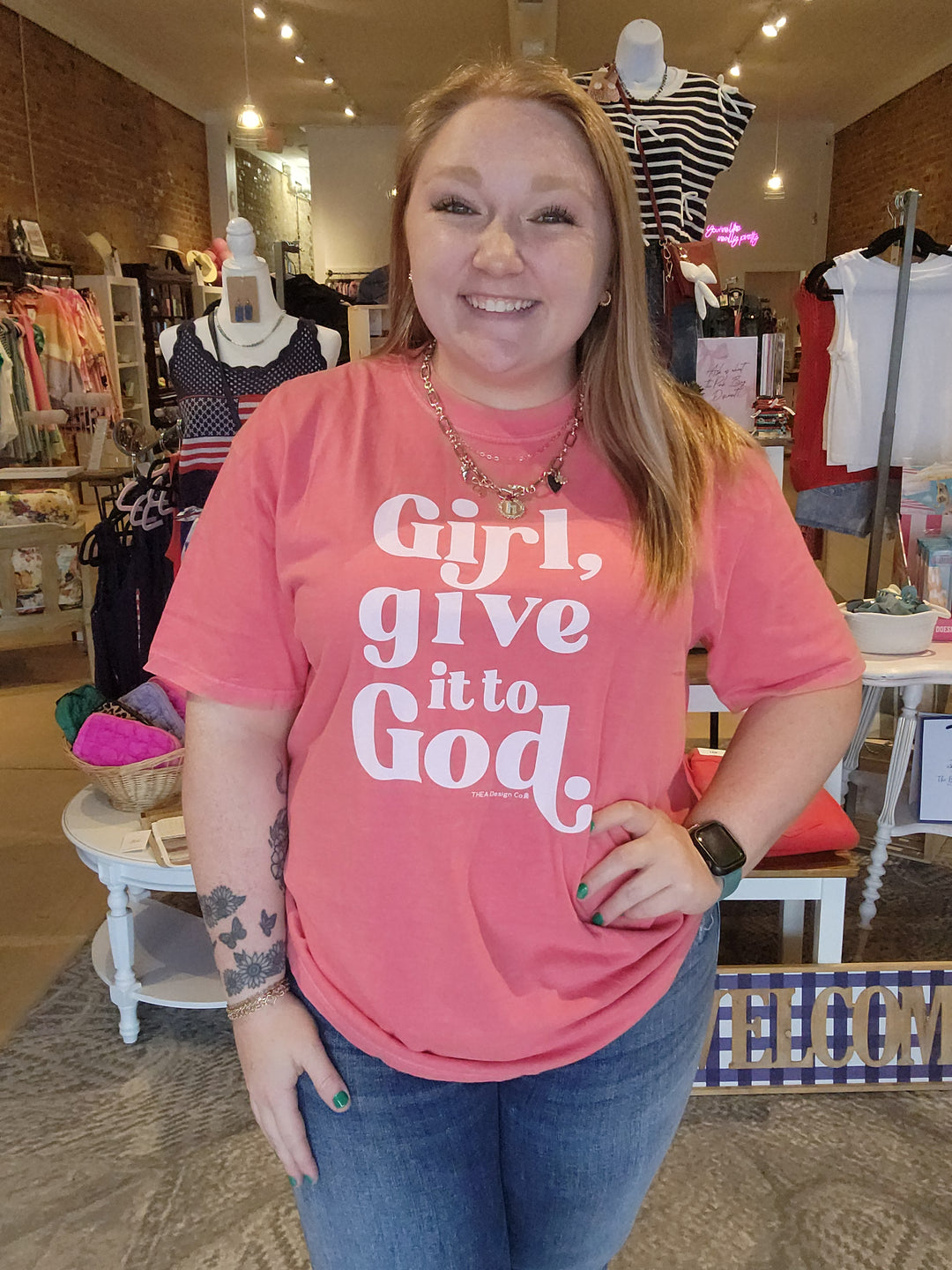 Watermelon Give It To God Tee