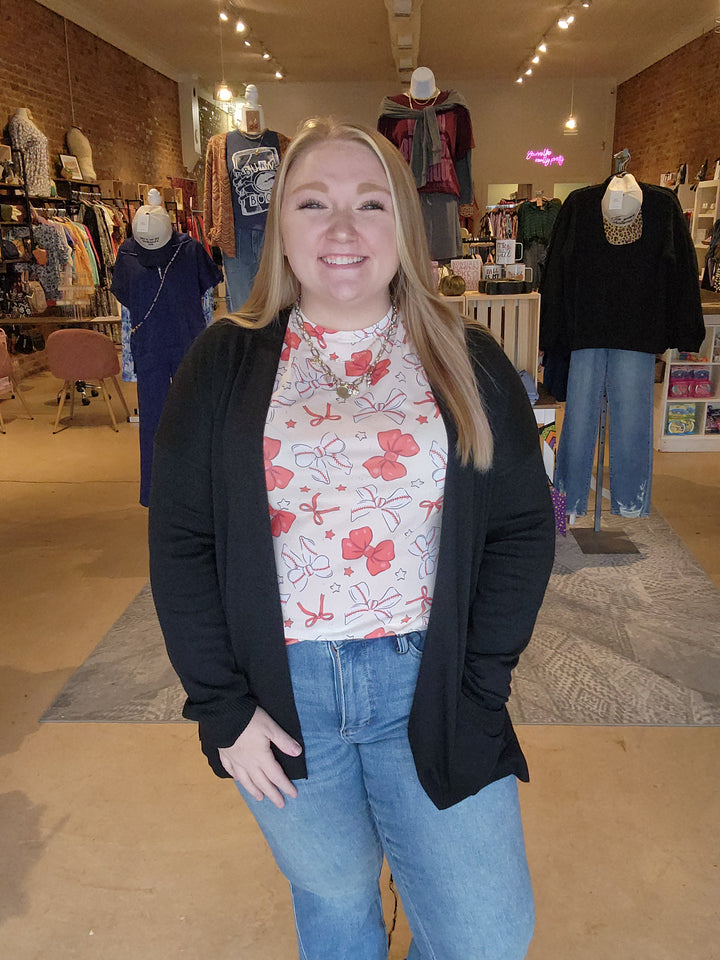 Open Front Cardigan