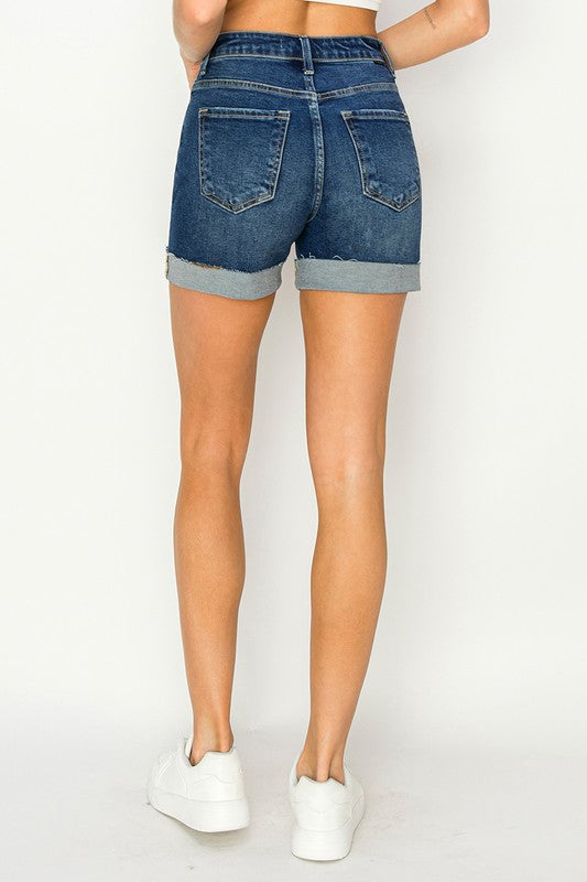 Risen Hi Rise Cuffed Shorts