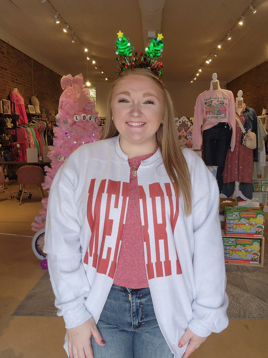 Merry Split Sweatshirt